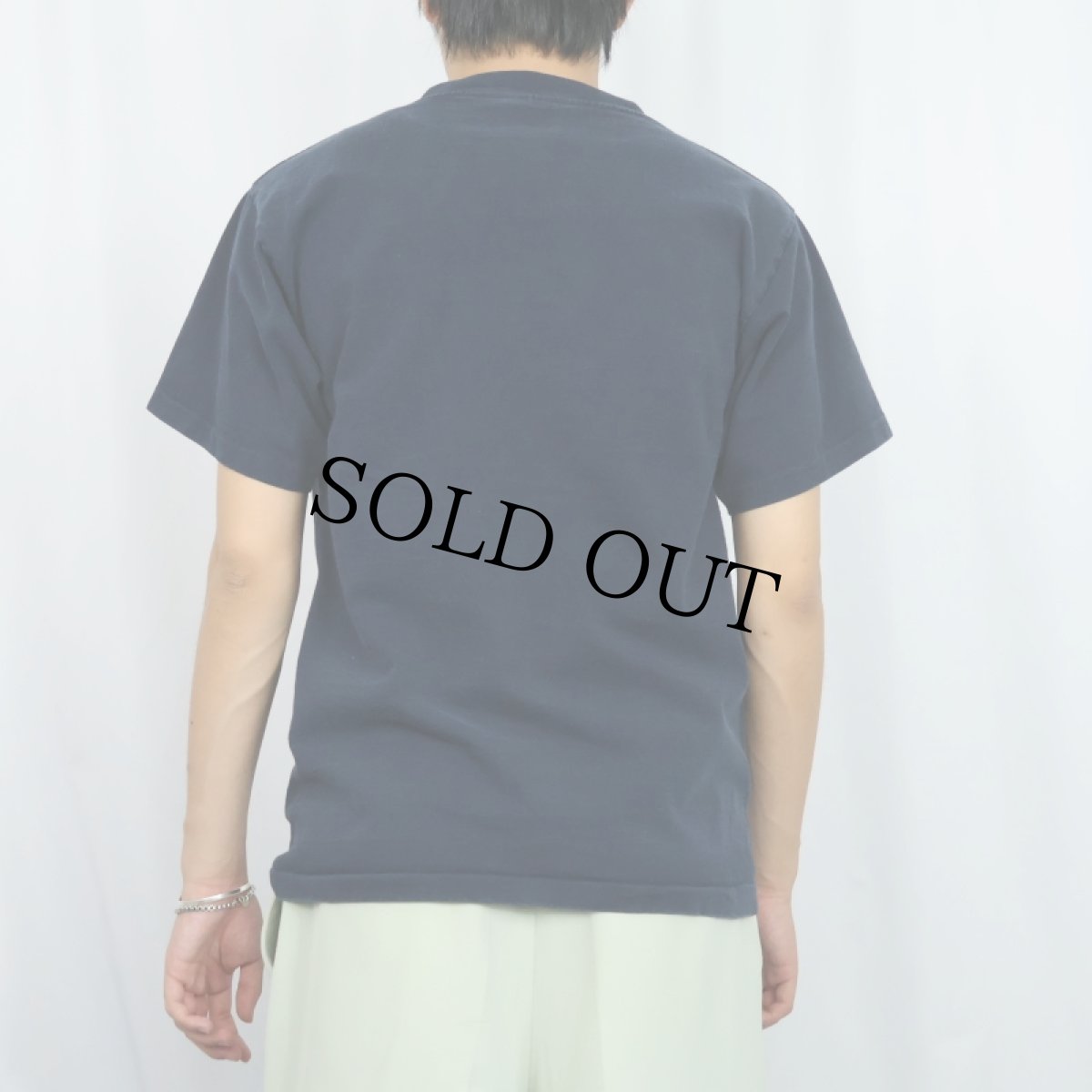画像3: 90's Mark Twain USA製 "Patriot: the persom who can holler..." 偉人 名言プリントTシャツ NAVY M (3)