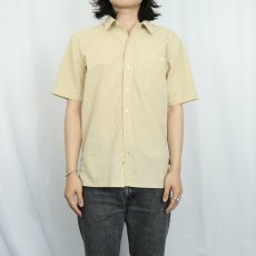 画像2: 2020SS Patagonia チェック柄 シアサッカーシャツ S (2)
