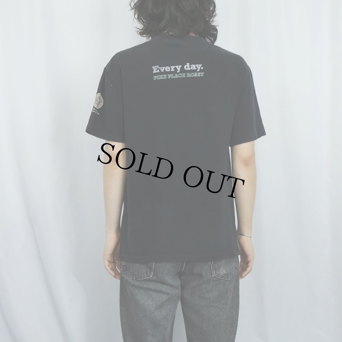 画像4: STARBUCKS COFFEE "Bold." プリントTシャツ BLACK M (4)