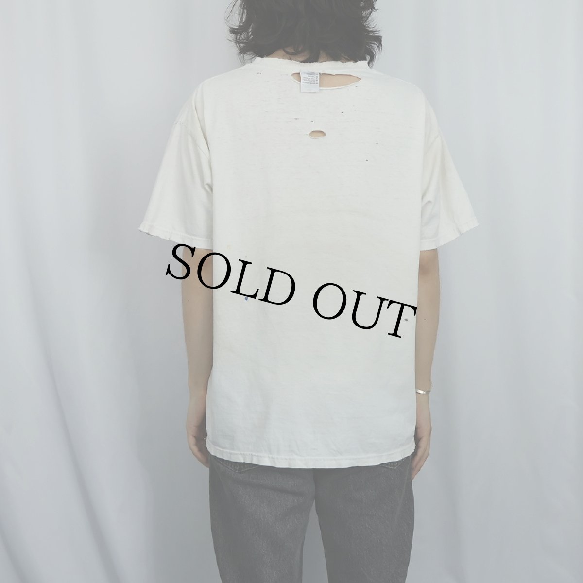 画像3: 2000's anvil 無地 ポケットTシャツ XL (3)