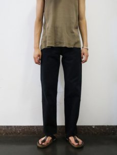 画像2: Levi's SILVERTAB "Loose" ブラックデニムパンツ W28 (2)