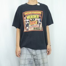 画像2: Horror House of 1000 ホラーコメディ映画 プリントTシャツ BLACK XL (2)