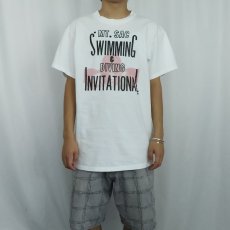 画像3: 90's NIKE 銀タグ USA製 "MT. SAC SWIMMING & DIVING INVITATIONAL" プリントTシャツ XL (3)