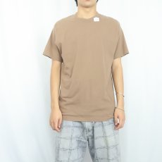 画像2: 90's BVD USA製 無地Tシャツ L (2)