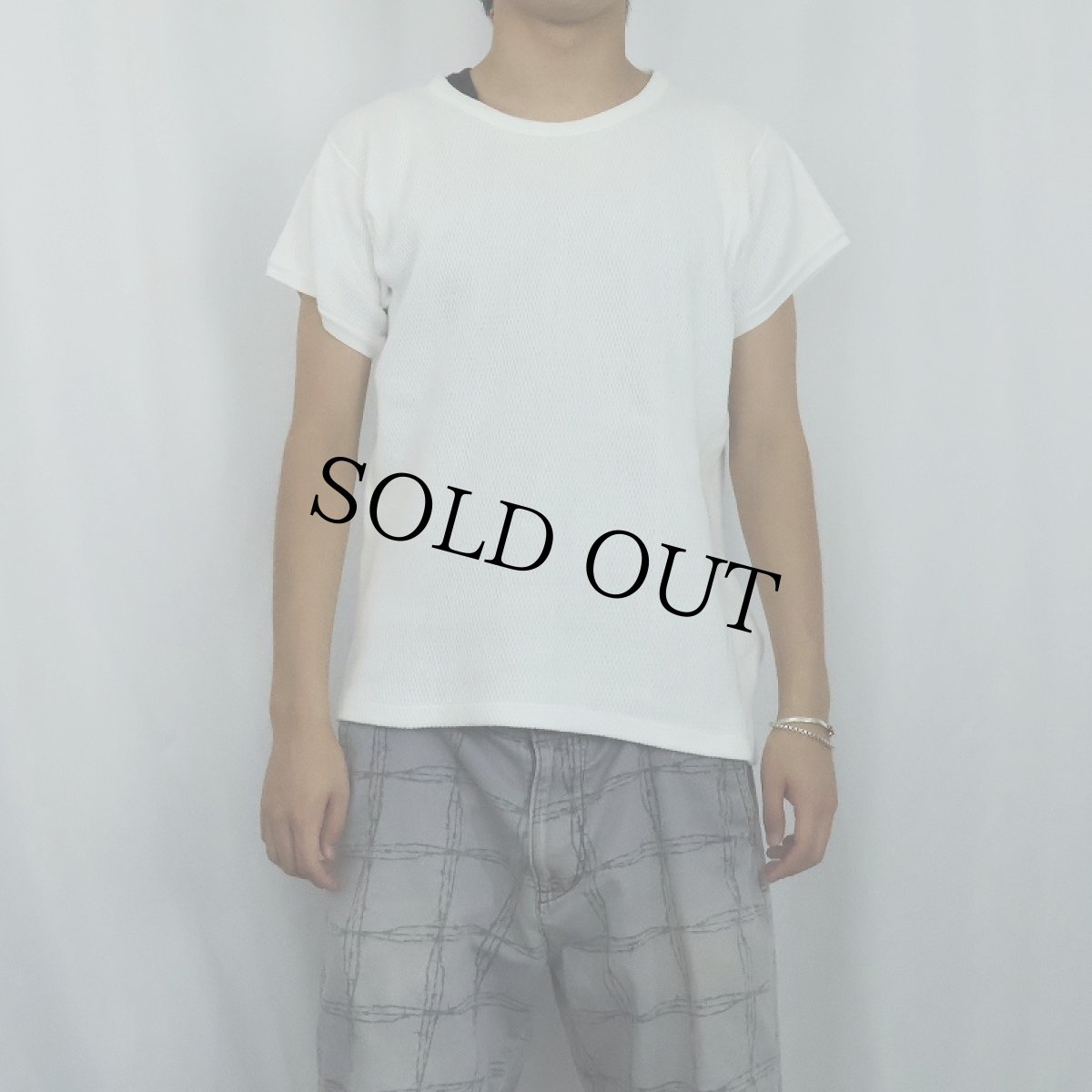 画像2: 60's WRIGHT'S サーマルTシャツ L (2)