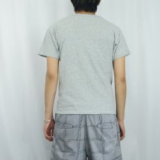 画像3: 90's Champion 青刺繍タグ 中期 USA製 無地Tシャツ M (3)