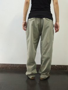 画像3: POLO Ralph Lauren サイドアジャスタ付き コットンチノトラウザーズ W38 (3)