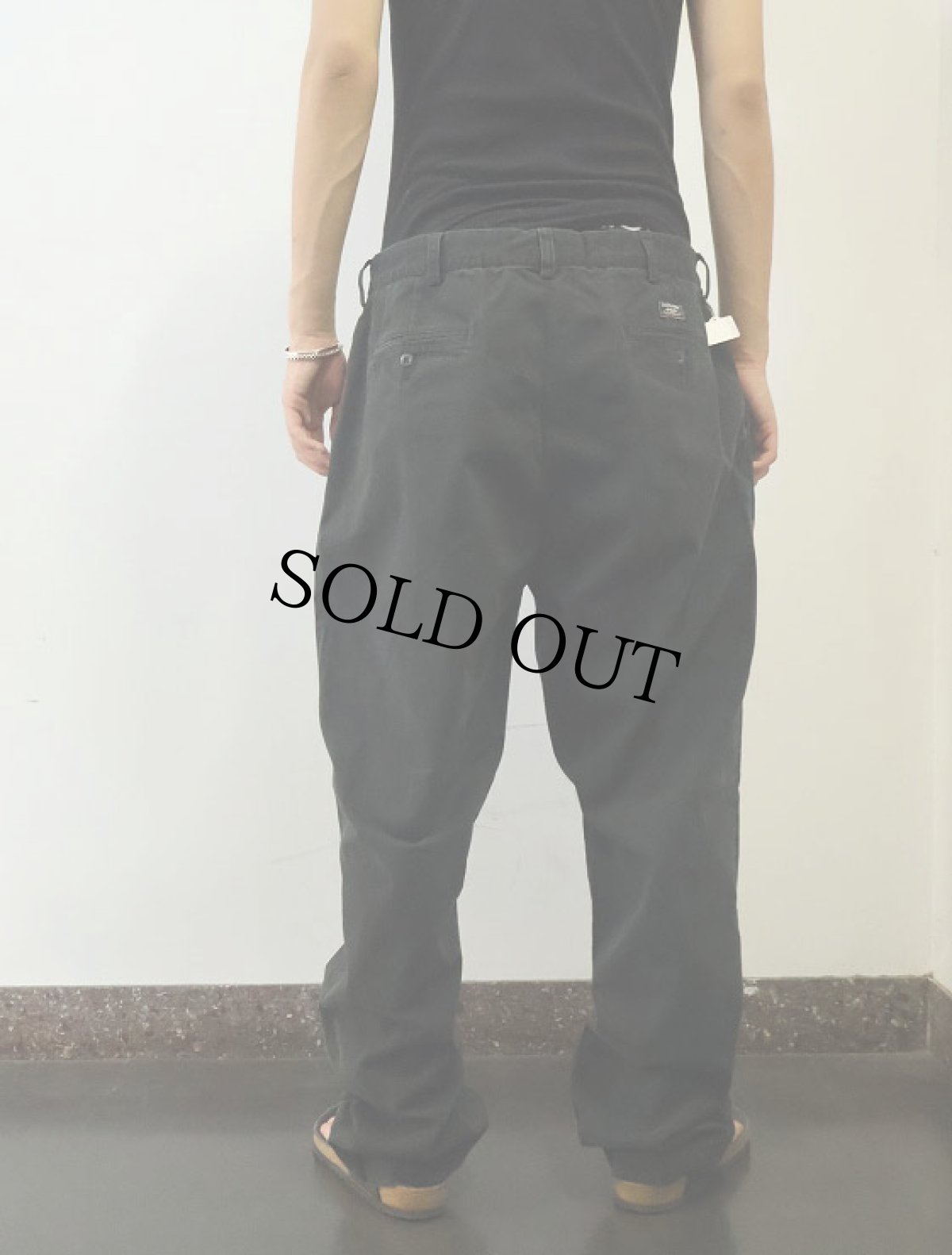 画像3: POLO Ralph Lauren コットンチノトラウザーズ BLACK W36 (3)