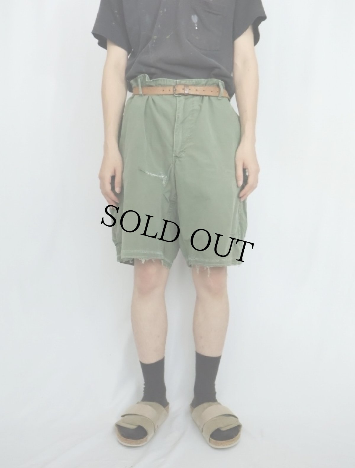画像2: 60's U.S.ARMY カットオフ ジャングルファティーグパンツ 5th (2)