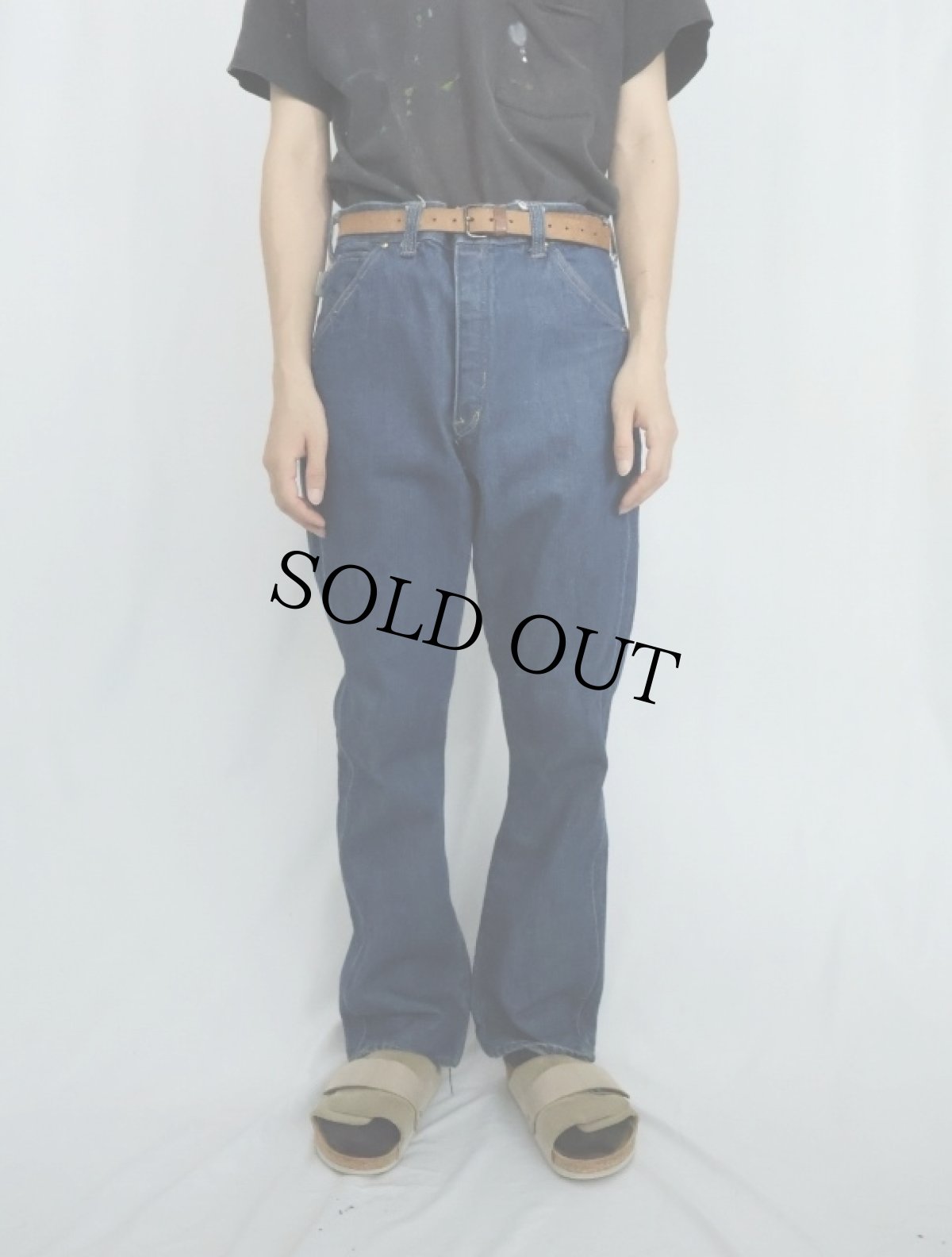 画像2: 70's ELY デニムパンツ W33 (2)
