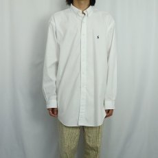 画像2: Ralph Lauren "CLASSIC FIT" コットンボタンダウンシャツ SIZE17 1/2 (2)