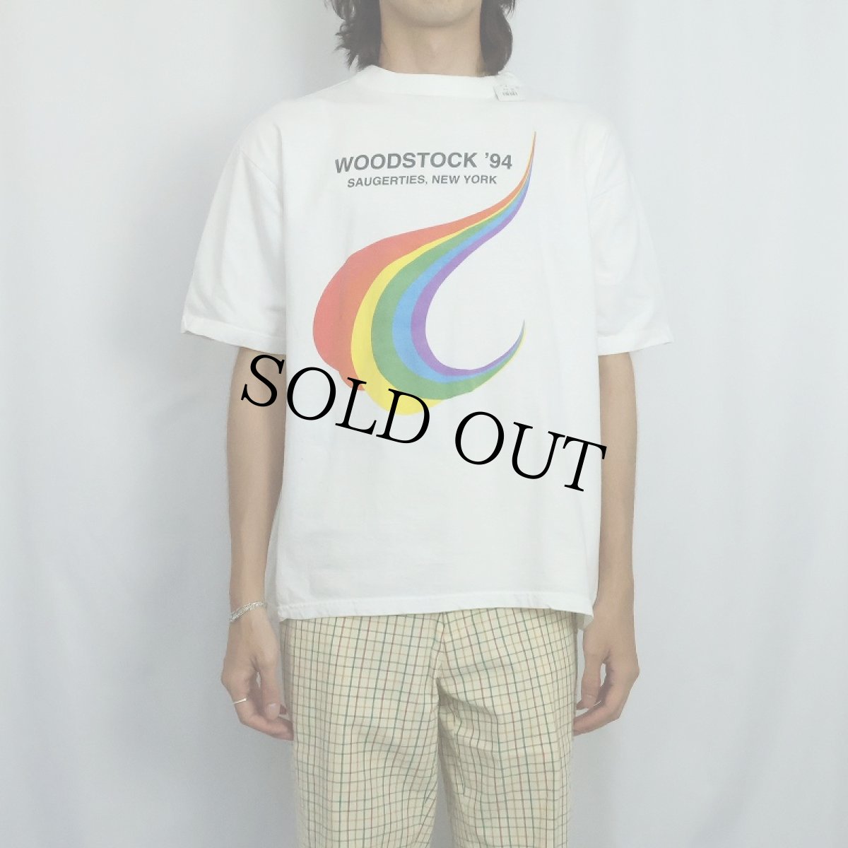 画像3: 1994 WOODSTOCK ロックフェスティバルTシャツ L (3)