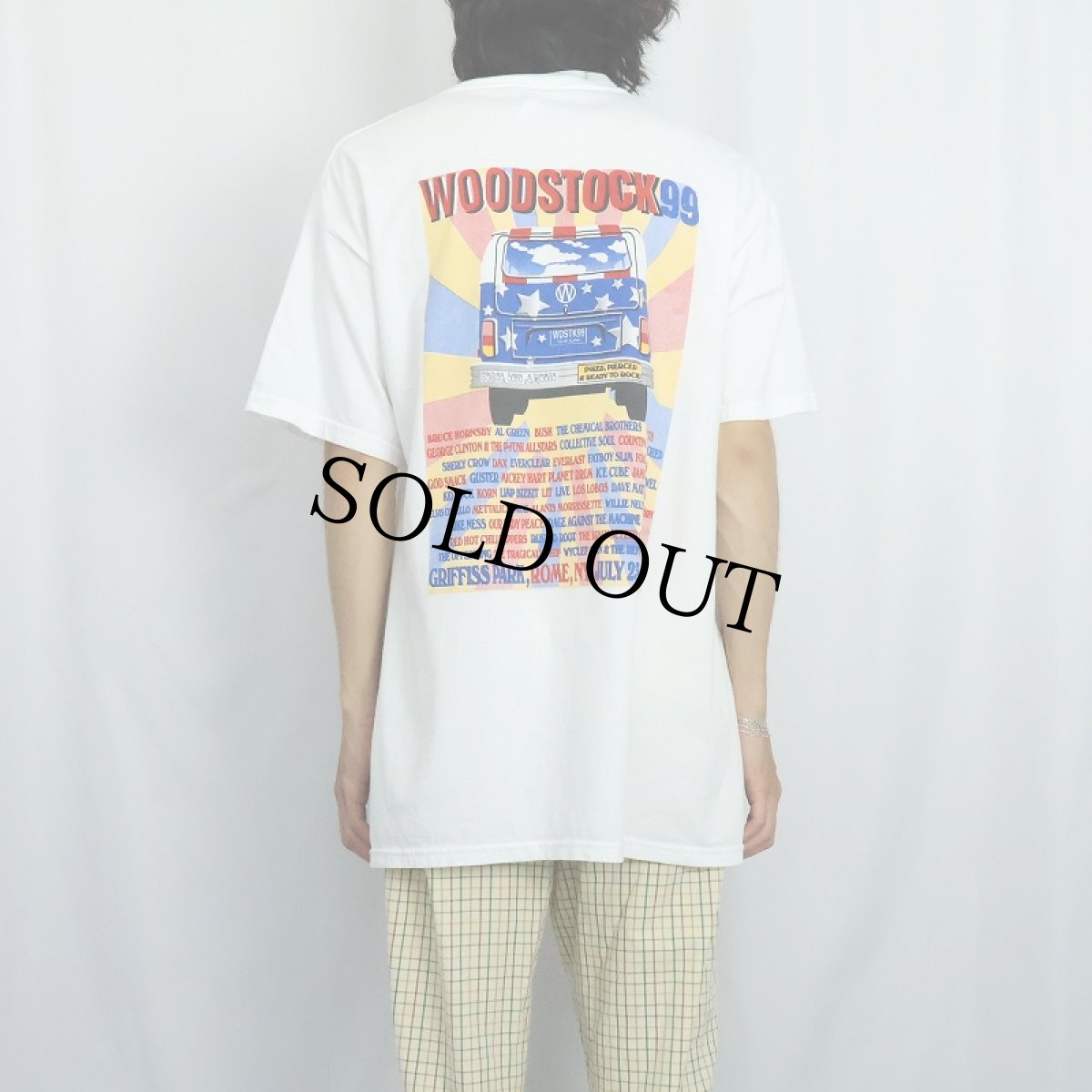 画像4: 1999 WOODSTOCK USA製 ロックフェスティバルTシャツ XL (4)