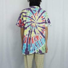 画像4: 90's The Black Crowes USA製 タイダイ ロックバンドプリントTシャツ XL (4)