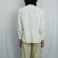画像3: 90's The J.Peterman Company バンドカラー コットンプルオーバーシャツ (3)