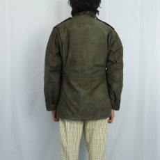 画像3: 70's U.S.ARMY M-65 後染め フィールドジャケット 3rd グレーライナー SMALL REGULAR (3)