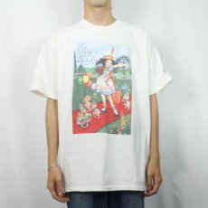 画像2: 90's Mary Engelbreit USA製 "THE BIRTHDAY QUEEN" イラストプリントTシャツ XL (2)