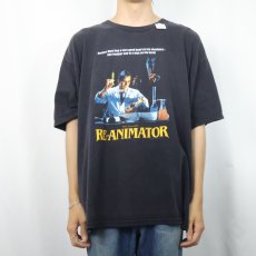 画像2: 2000's RE-ANIMATOR ホラー映画プリントTシャツ BLACK (2)