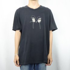 画像2: THE BLUES BROTHERS "House of Blues" コメディ映画プリントTシャツ BLACK XL (2)