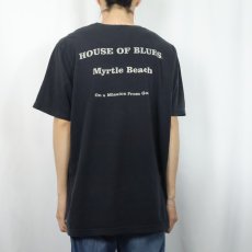 画像3: THE BLUES BROTHERS "House of Blues" コメディ映画プリントTシャツ BLACK XL (3)