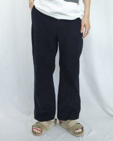 画像2: 70's USA製 コーデュロイパンツ NAVY W33 (2)