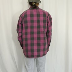 画像3: 80〜90's ST. JOHN'S BAY バッファローチェック柄 ヘビーネルシャツ (3)