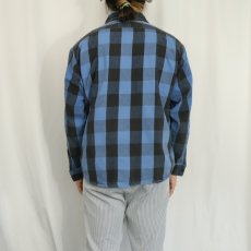 画像3: 70〜80's FIVE BROTHER USA製 バッファローチェック柄 ヘビーネルシャツ XL (3)