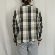 画像3: 70〜80's FIVE BROTHER USA製 ブロックチェック柄 ヘビーネルシャツ XL (3)