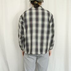 画像3: ST. JOHN'S BAY オンブレーチェック柄 ヘビーネルシャツ XL (3)