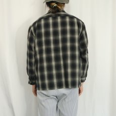 画像3: ST. JOHN'S BAY オンブレーチェック柄 ヘビーネルシャツ XL (3)