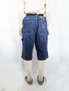画像3: WU WEAR デニムペインターショーツ W37 (3)