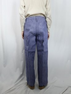 画像3: 50〜60's FRENCH MILITARY リネンセーラーパンツ "ワンウォッシュ" DEADSTOCK 【W33 L28】 (3)