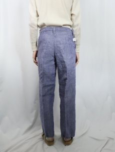 画像3: 50〜60's FRENCH MILITARY リネンセーラーパンツ "ワンウォッシュ" DEADSTOCK 【W31 L28】 (3)