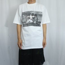 画像2: 90's Willabel Cole Mitchell USA製 "Entre Nous" フォトプリントTシャツ L (2)