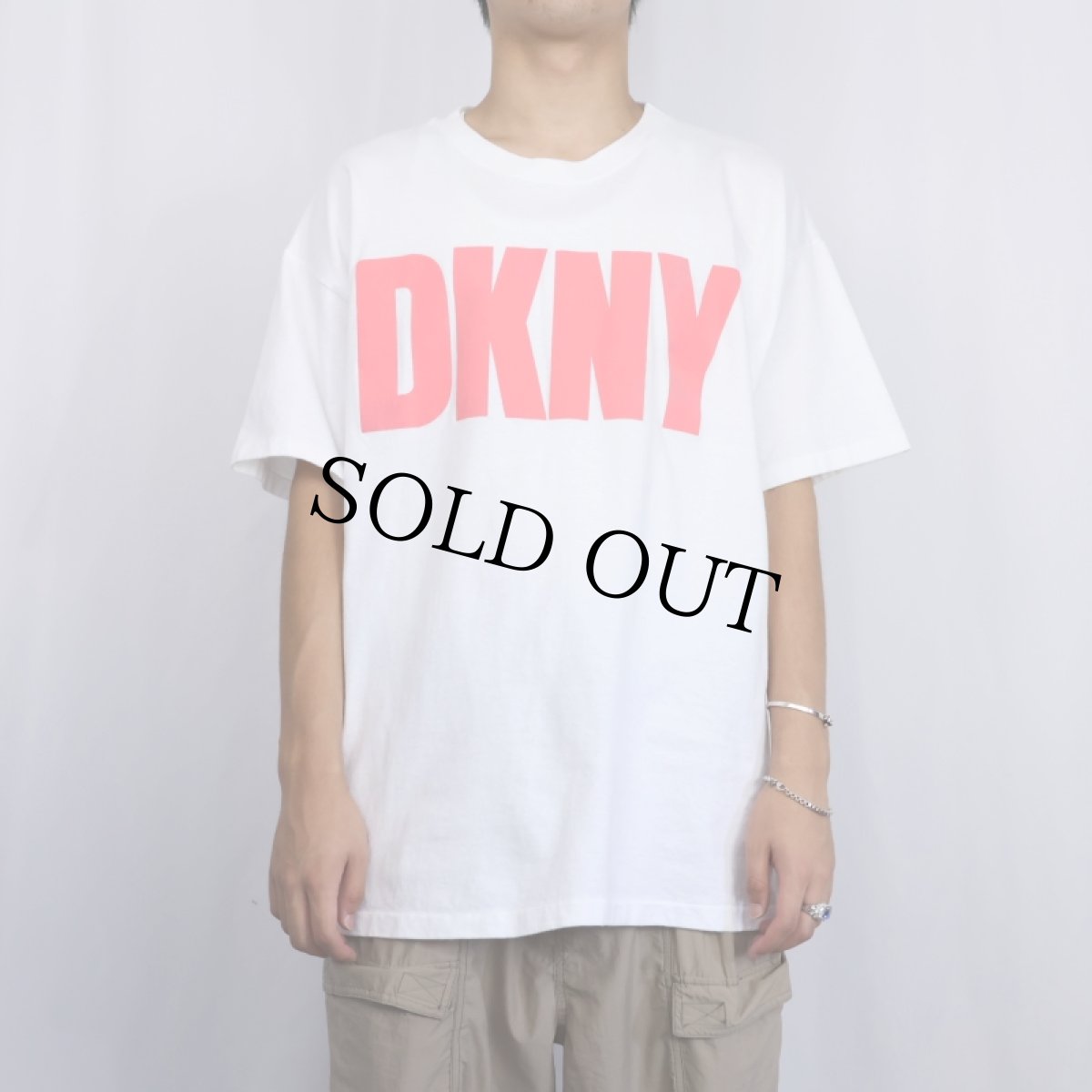 画像3: 90's DKNY USA製 ロゴプリントTシャツ ONESIZE (3)