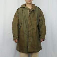 画像2: 50's U.S.ARMY M-51 ライナー付き モッズコート (2)