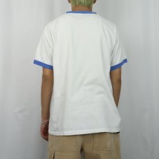 画像3: 90's USA製 "Nordstrom Beat the Bridge Run" マラソンイベント プリントリンガーTシャツ XL (3)