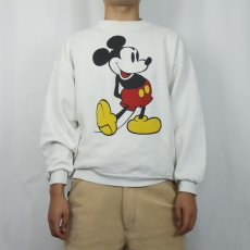 画像2: 90's Disney MICKEY MOUSE USA製 キャラクタープリントスウェット XL (2)