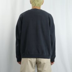 画像3: 90's GAP 前V 無地スウェット BLACK XL (3)