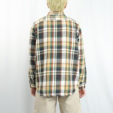 画像3: 70's KLONDIKE USA製 チェック柄 ヘビーネルシャツ M (3)