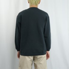 画像3: 90's RUSSELL ATHLETIC USA製 無地スウェット BLACK L (3)