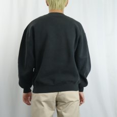 画像3: 90's RUSSELL ATHLETIC USA製 "Viking Track" プリントスウェット BLACK L (3)