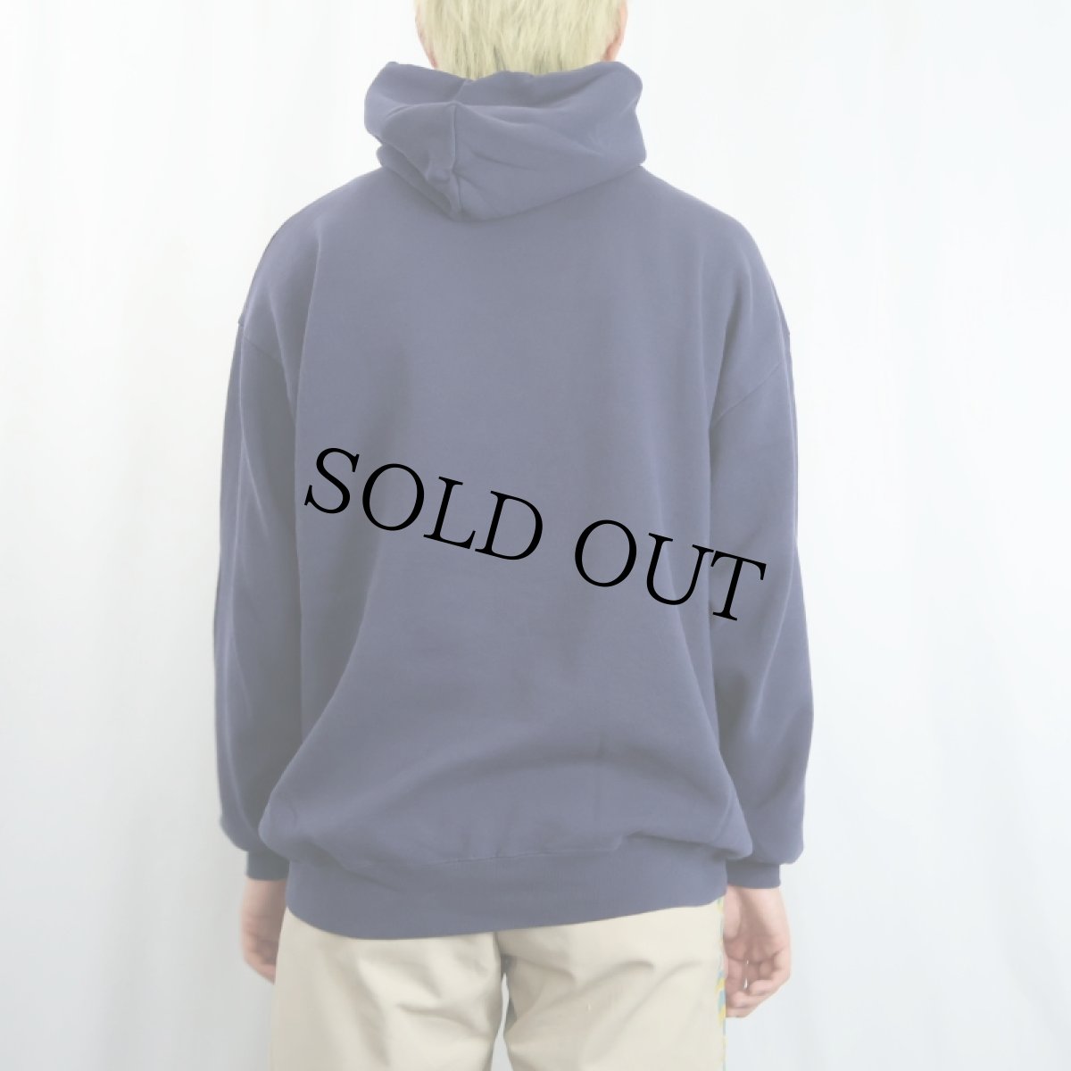 画像3: 90's USA製 "NAVY" プリントスウェットフーディー NAVY XXL (3)