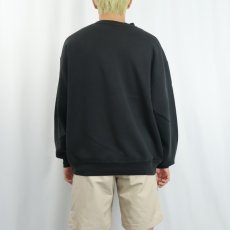 画像3: 90's RUSSELL ATHLETIC USA製 前V 無地スウェット BLACK XL (3)