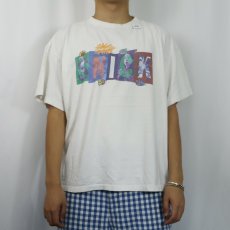 画像2: 90's NICKELODEON TVチャンネル プリントTシャツ XL (2)