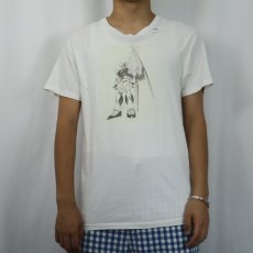 画像2: 90's 機動戦士ガンダム 逆襲のシャア vガンダム キャラクタープリントTシャツ L (2)