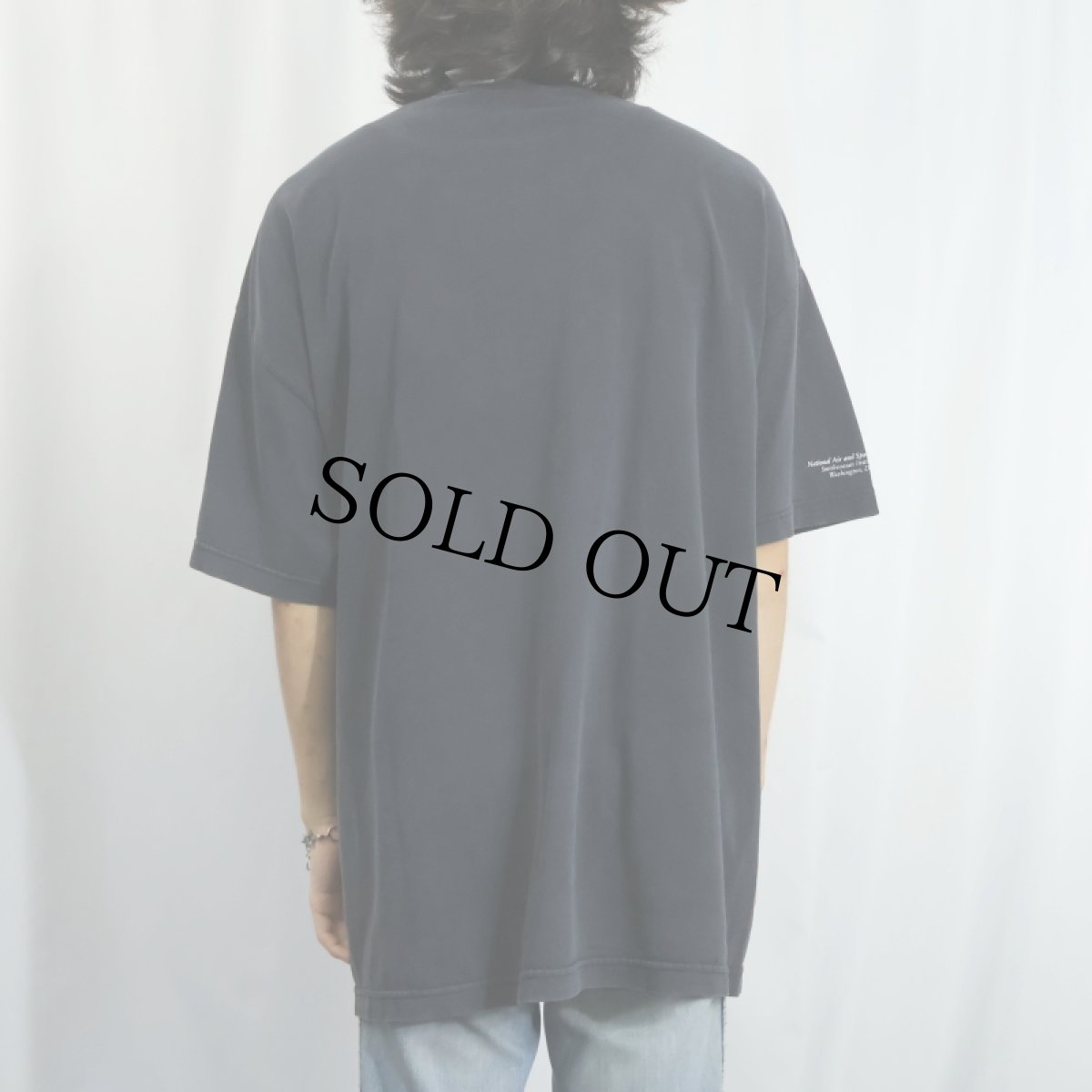 画像3: 90's Albert Einstein USA製 偉人 蓄光プリントTシャツ BLACK XXL (3)