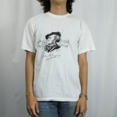 画像2: 80's Richard Wagner 音楽家プリントTシャツ (2)