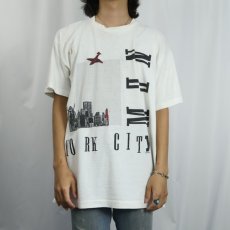 画像2: 90's USA製 "NEW YORK CITY" プリントTシャツ XL (2)