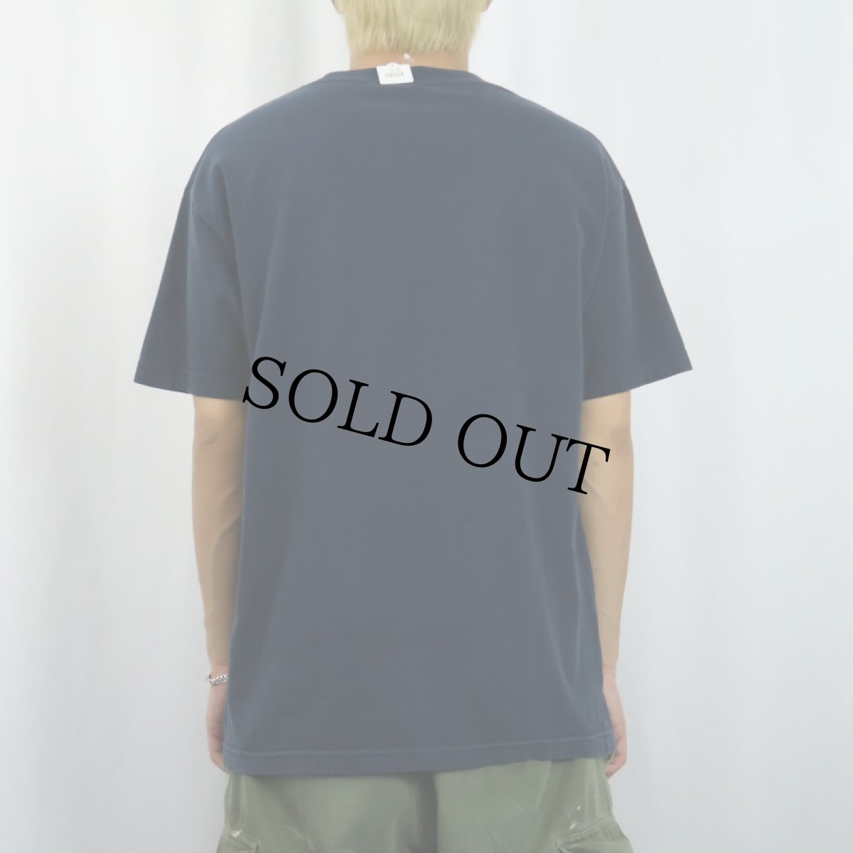 画像3: VANS ロゴプリントTシャツ NAVY (3)